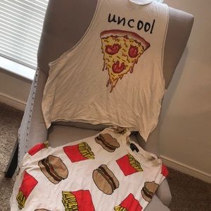 Pizza Burger Fries Tank